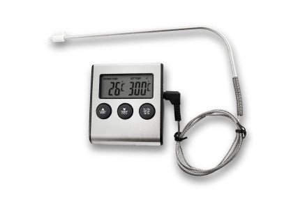 Thermomètre à four avec sonde et minuteur