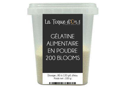 Gélatine alimentaire 180 Blooms 1Kg
