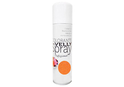 Colorant orange effet velours en spray