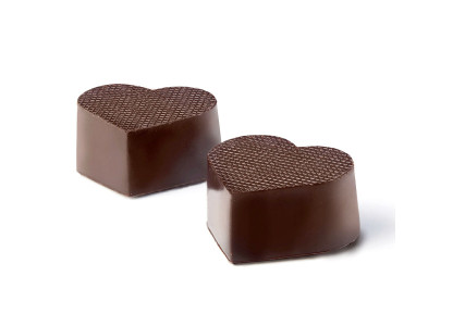 Moule à chocolat polystyrène 24 bonbons cœurs