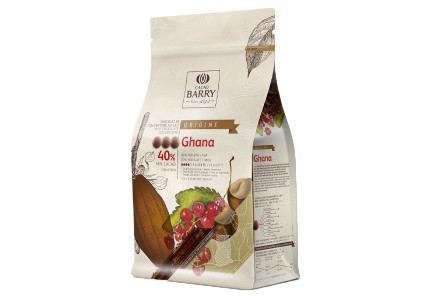 Chocolat de couverture au lait Ghana 40% Cacao Barry