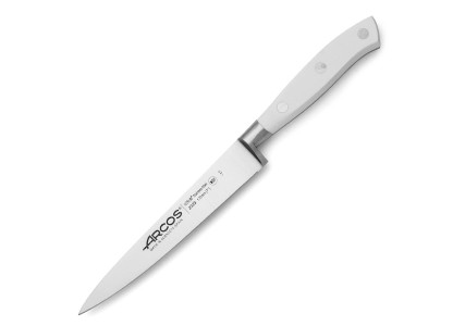 Couteau filet de sole Riviera manche blanc lame flexible