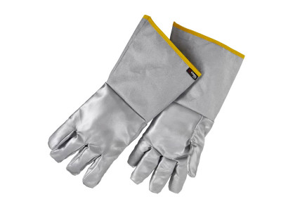 Gants de protection anti chaleur 5 doigts avec manchette Silitherm (x2) - Coval
