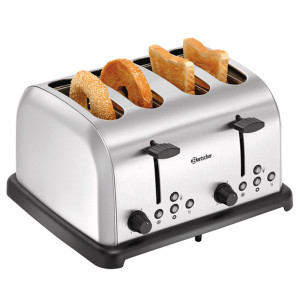 Grille pain toaster inox 4 tranches - Bartscher