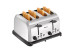 Grille pain toaster inox 4 tranches - Bartscher