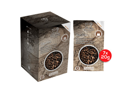 Boite de 7 sachets fraicheur de poivre noir Tan Hoi - Peugeot