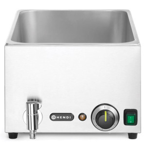 Bain marie &eacute;lectrique avec robinet de vidange GN1/1