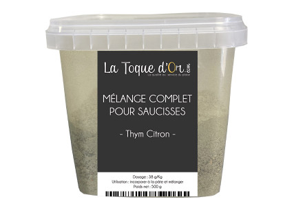 Mélange complet pour saucisses thym citron