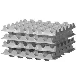 Plateaux pour boite &agrave; oeufs gastronorme GN 2/3 (x4)