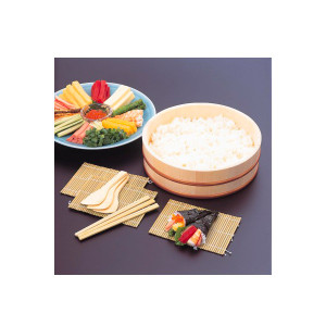 Set sp&eacute;cial sushi et temakizushi en bois