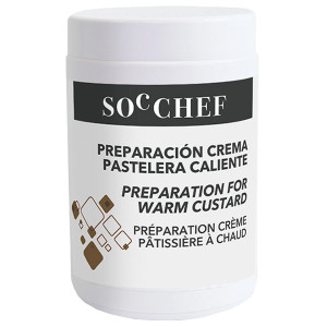 Pr&eacute;paration en poudre pour cr&egrave;me p&acirc;tissi&egrave;re &agrave; chaud