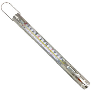 Thermom&egrave;tre confiseur inox +80/+200&deg;C