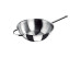 Wok inox induction