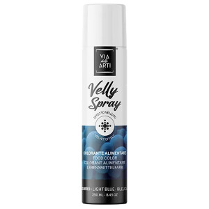Colorant spray effet velours bleu