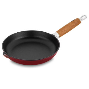 Po&ecirc;le en fonte Chasseur manche bois