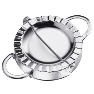 Moule &agrave; chaussons et ravioles inox
