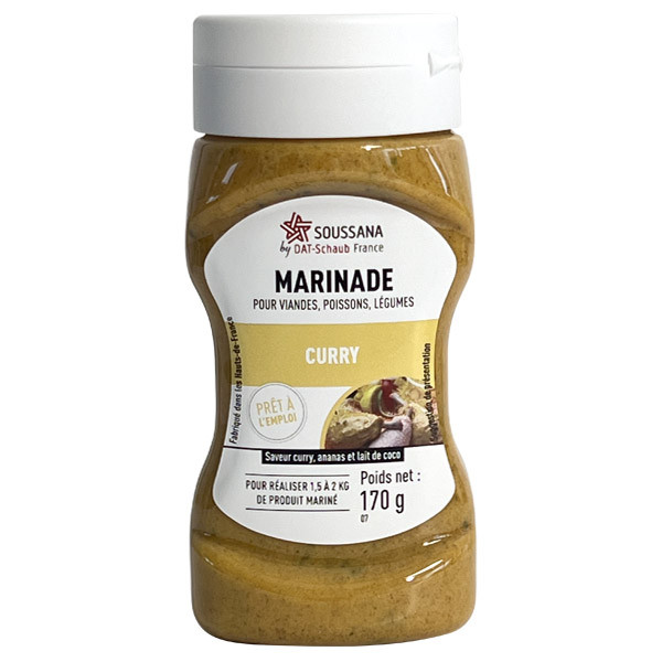 Squeeze marinade liquide Curry - Soussana (170 g)