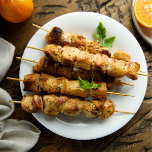Piques brochettes bois 20 cm