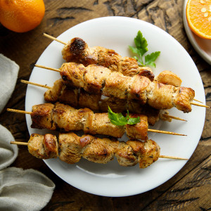 Piques brochettes bois 29 cm