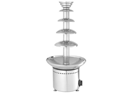 Fontaine à chocolat professionnelle tout inox 5 niveaux - Hendi