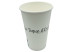 Gobelet chaud carton blanc La Toque d'Or - 30/35 cl (x50)
