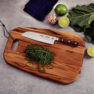 Couteau santoku forg&eacute; manche bois Century Technobois - Tramontina