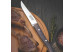 Couteau à steak manche bois marron lame microdentée French - Tramontina