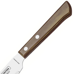 Couteau &agrave; pizza manche bois marron - Tramontina