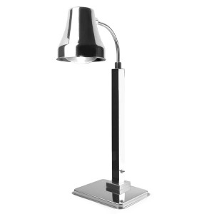 Lampe chauffante sur pied en inox