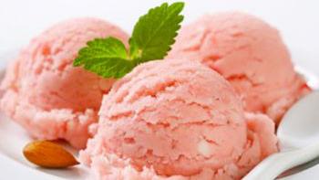 Sorbet &agrave; la fraise