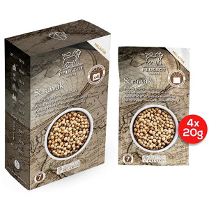 Boite de 4 sachets fraicheur de poivre blanc Sarawak - Peugeot