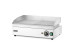 Plancha grill électrique acier trempé 1/2 lisse et 1/2 rainurée 2400W Kitchen Line - Hendi