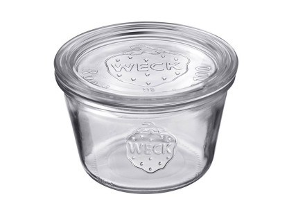 Bocaux avec couvercle verre 290 ml (x4)