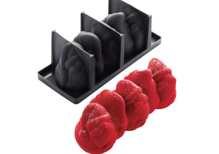 Moule à bûche silicone Père Noël - Pavoni