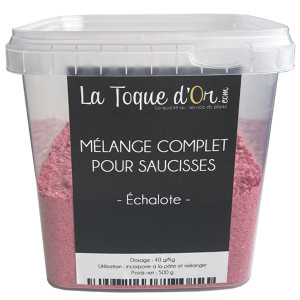 M&eacute;lange complet pour saucisses &eacute;chalote