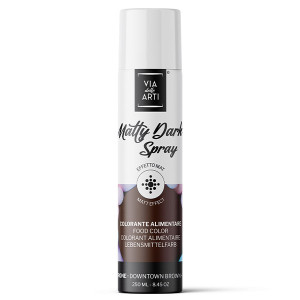 Colorant spray effet mat marron