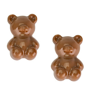 Moule &agrave; chocolat copolyester 20 demi ours Bobo - Martellato