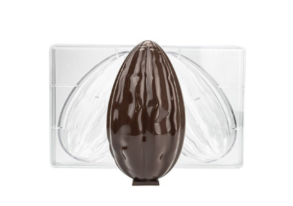Moule à chocolat copolyester 2 demi cabosses cacao - Martellato