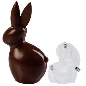 Moule &agrave; chocolat 3D &agrave; pinces forme lapin Bunny - Martellato