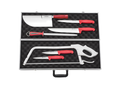 Valise de boucher professionnelle Fischer 7 pièces