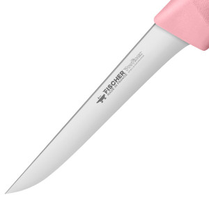 Couteau &agrave; d&eacute;sosser droit Profinox Fischer - ROSE