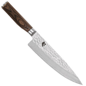 Couteau de chef damass&eacute; martel&eacute; Shun Premier Tim M&auml;lzer - Ka&iuml;