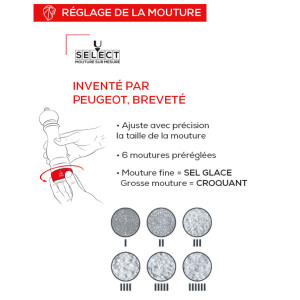 Moulin &agrave; sel Chef cuivr&eacute; Zirlion - Peugeot