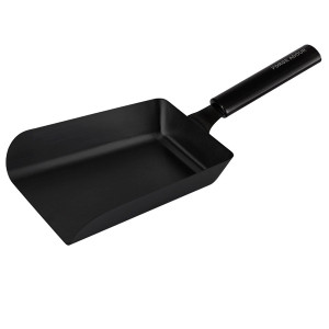 Spatule pelle &agrave; plancha large avec rebord rev&ecirc;tement titane - Forge Adour