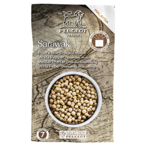 Boite de 4 sachets fraicheur de poivre blanc Sarawak - Peugeot - DDM D&eacute;pass&eacute;e