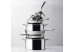 Casserole inox induction Trichef avec couvercle verre - Lacor