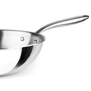 Wok inox induction Trichef - Lacor