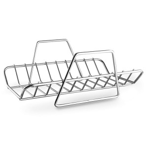 Grille berceau inox pour plat &agrave; r&ocirc;tir Trichef - Lacor