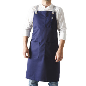 Tablier de cuisine avec bavette et poche mod&egrave;le Oslo