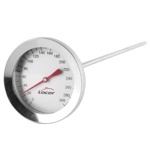 Thermom&egrave;tre &agrave; cadran avec sonde longue 0/+300&deg;C